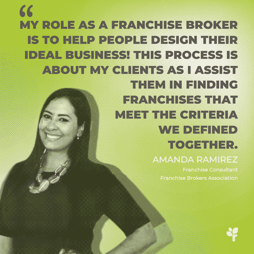 Raintree's April franchising consultant Amanda Ramirez