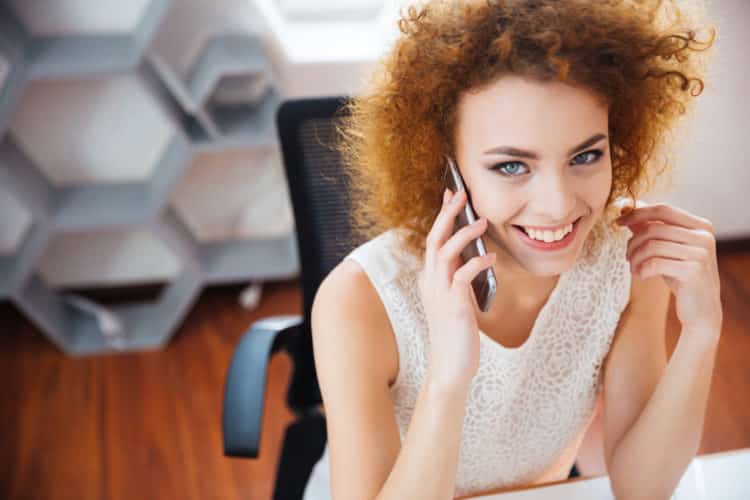 Image: Woman On The Phone